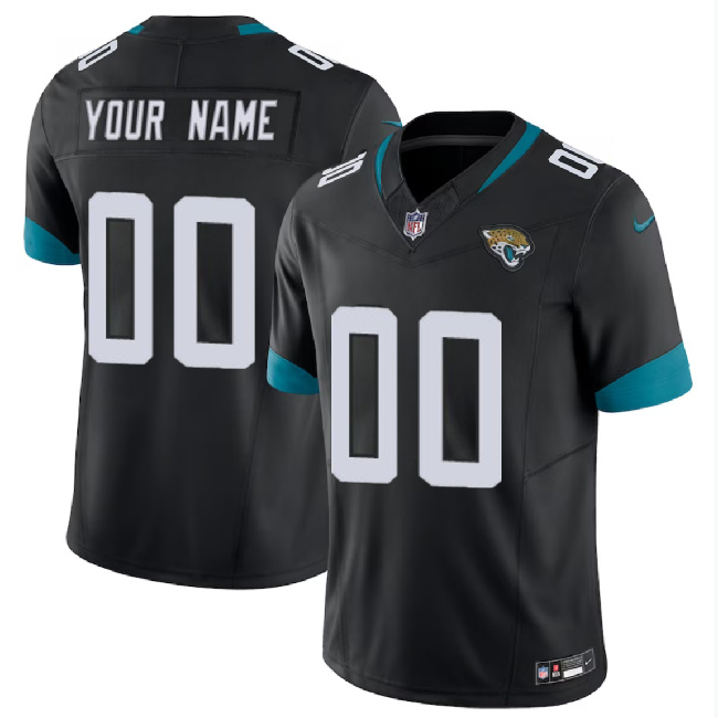 Men's Jacksonville Jaguars Active Player Custom Black 2023 F.U.S.E Alternate Vapor Untouchable Limited Football Stitched Jersey